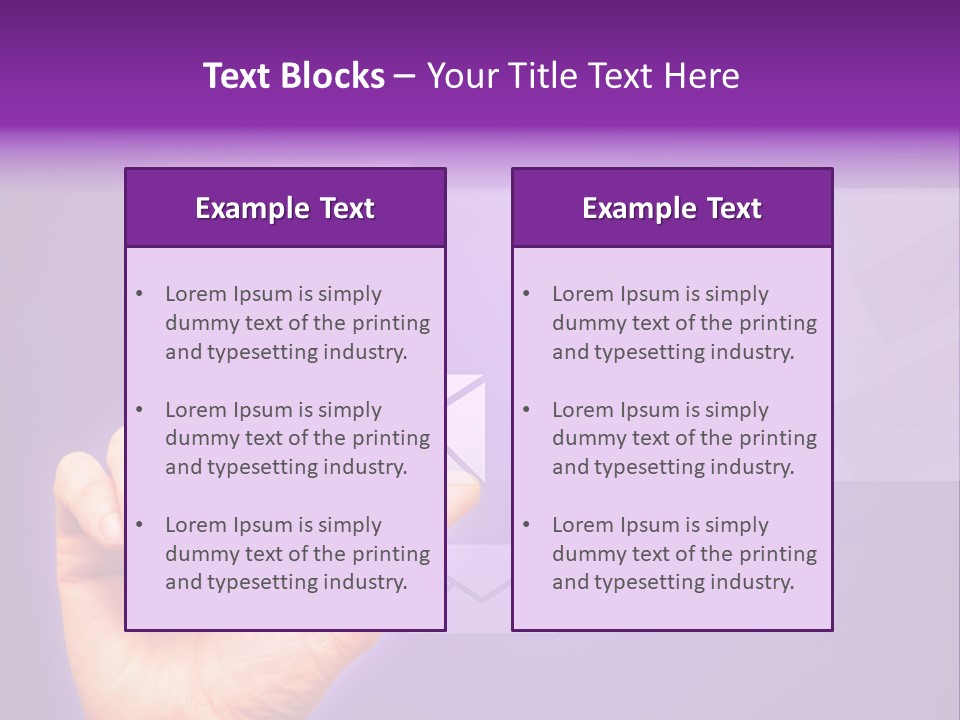 High Modern Finger PowerPoint Template