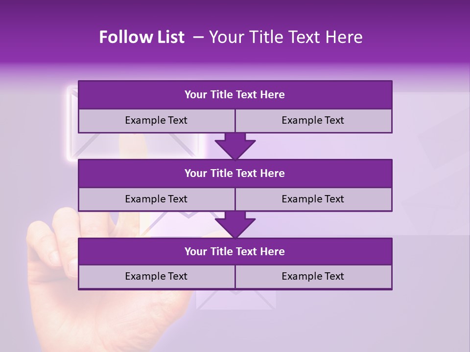 High Modern Finger PowerPoint Template