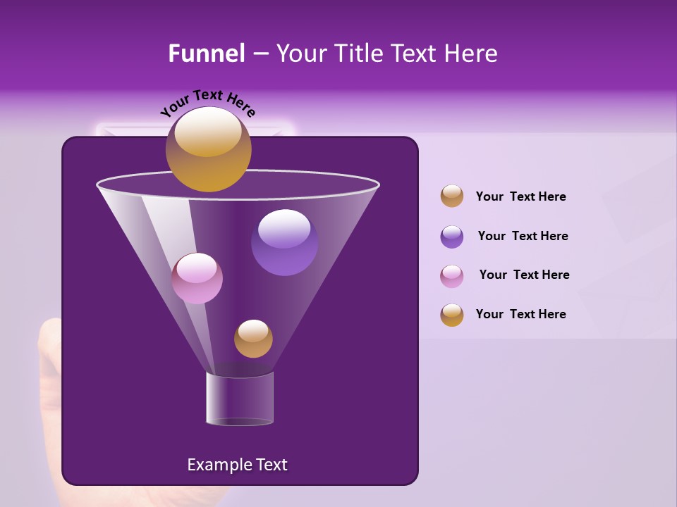 High Modern Finger PowerPoint Template