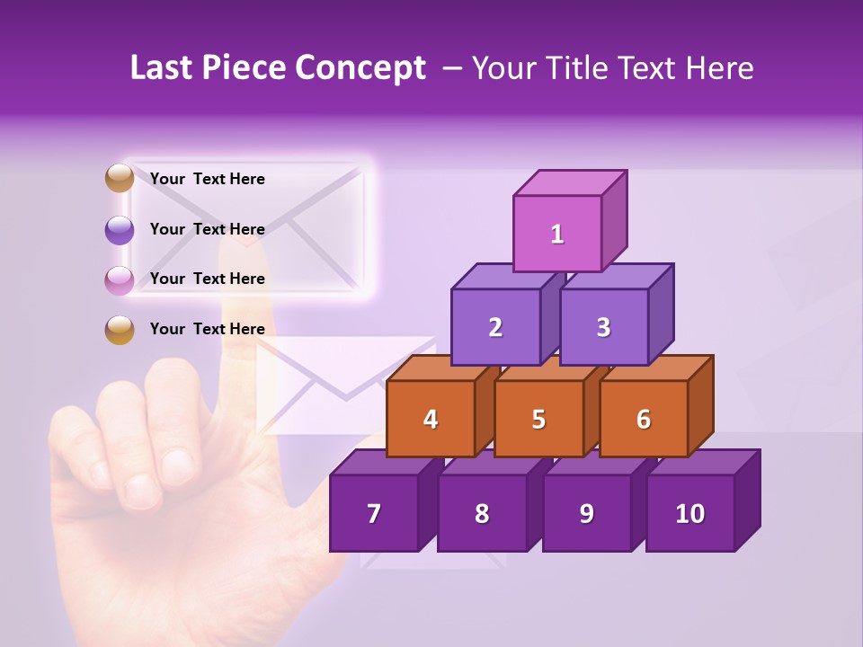 High Modern Finger PowerPoint Template