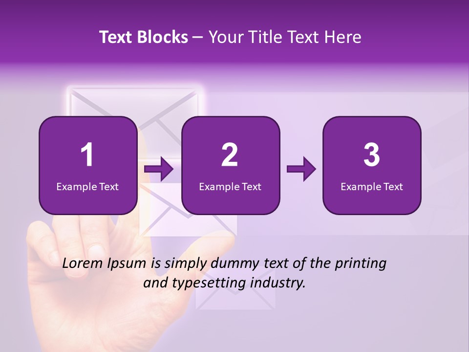 High Modern Finger PowerPoint Template