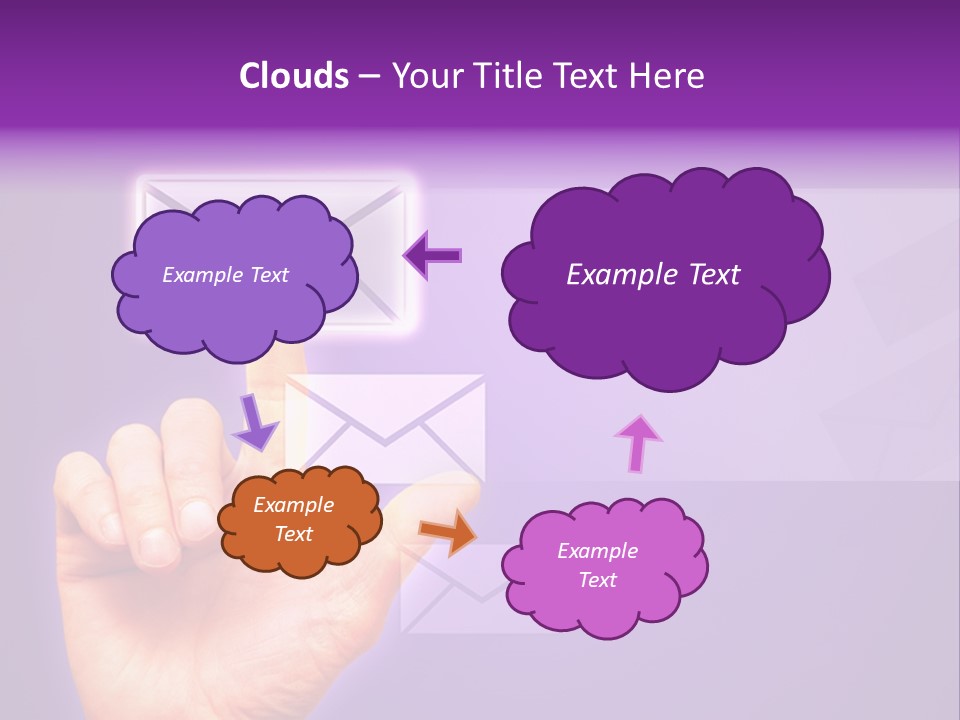 High Modern Finger PowerPoint Template