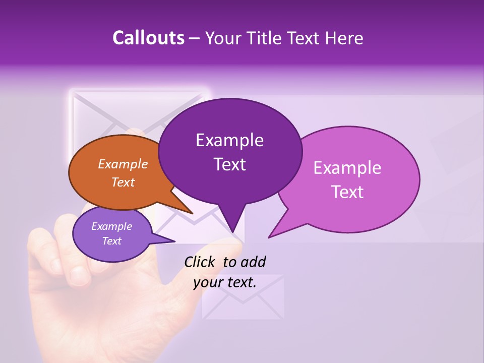High Modern Finger PowerPoint Template