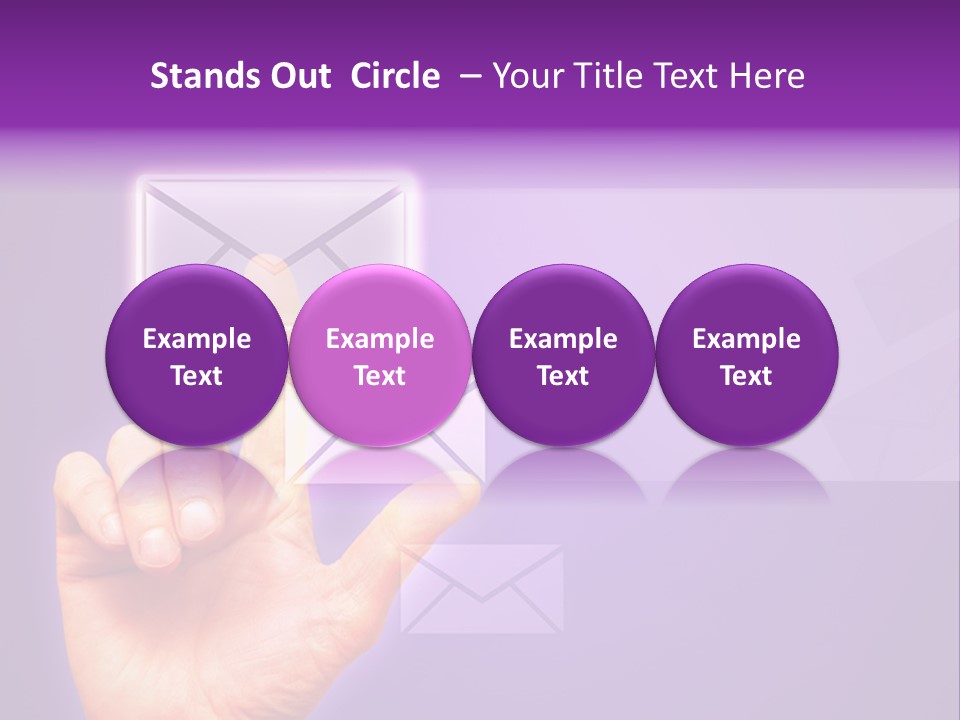 High Modern Finger PowerPoint Template