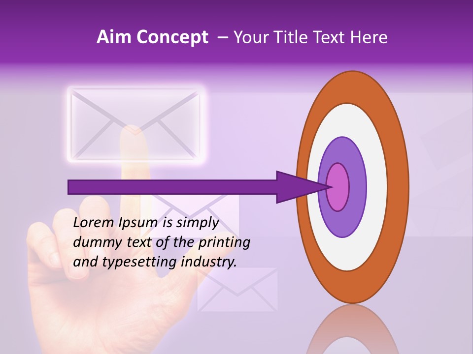 High Modern Finger PowerPoint Template