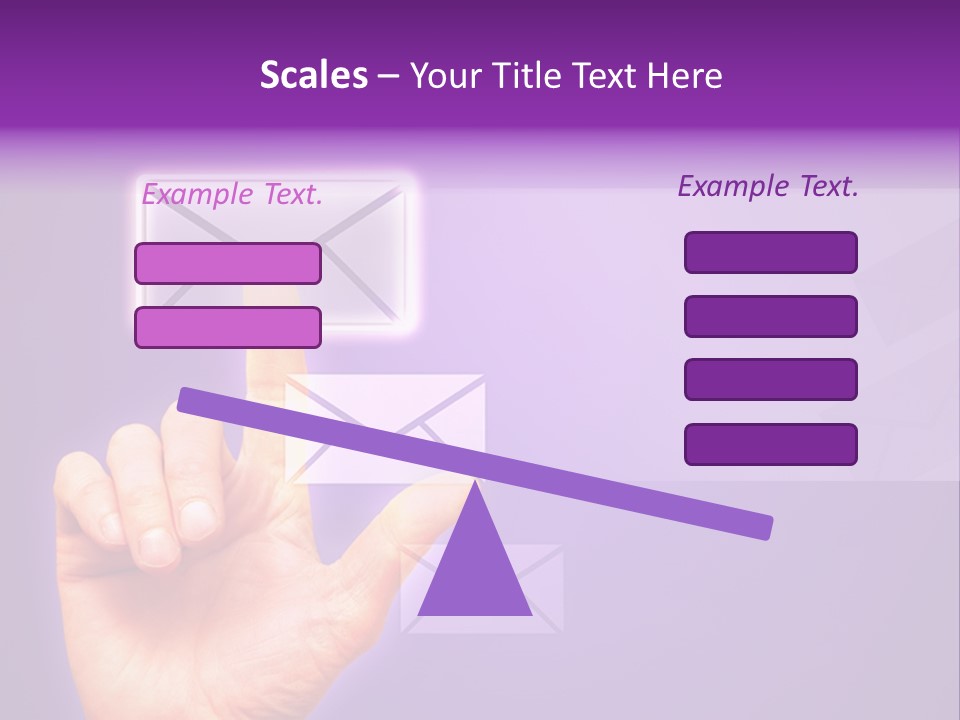 High Modern Finger PowerPoint Template