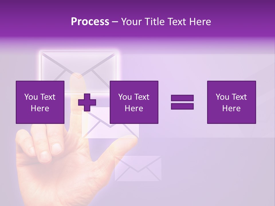 High Modern Finger PowerPoint Template