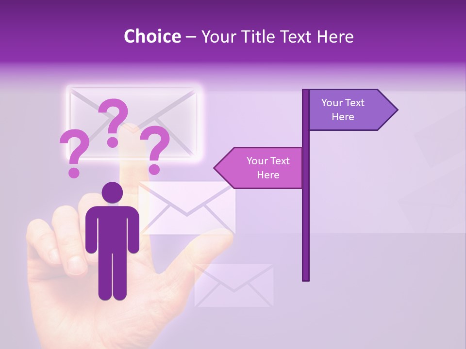 High Modern Finger PowerPoint Template