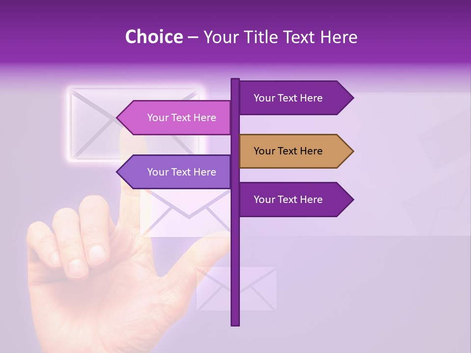 High Modern Finger PowerPoint Template
