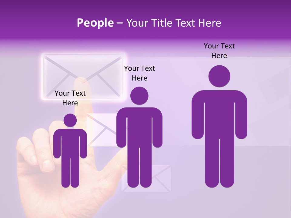 High Modern Finger PowerPoint Template