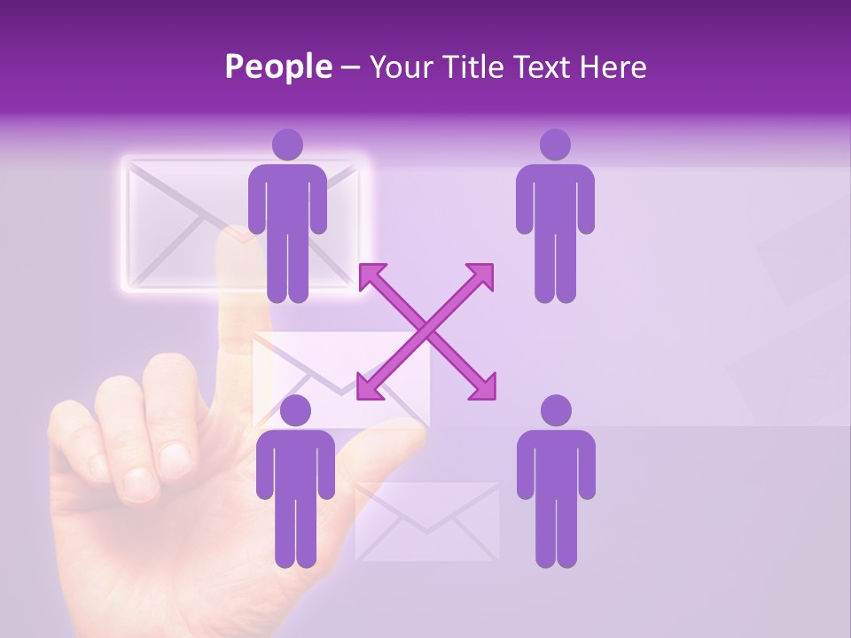 High Modern Finger PowerPoint Template