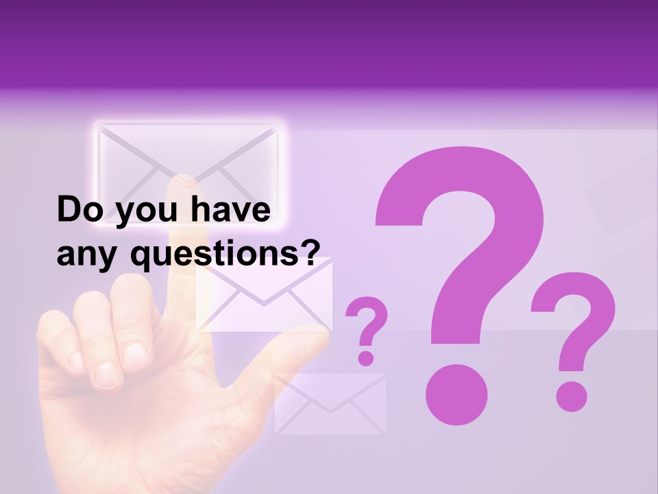 High Modern Finger PowerPoint Template