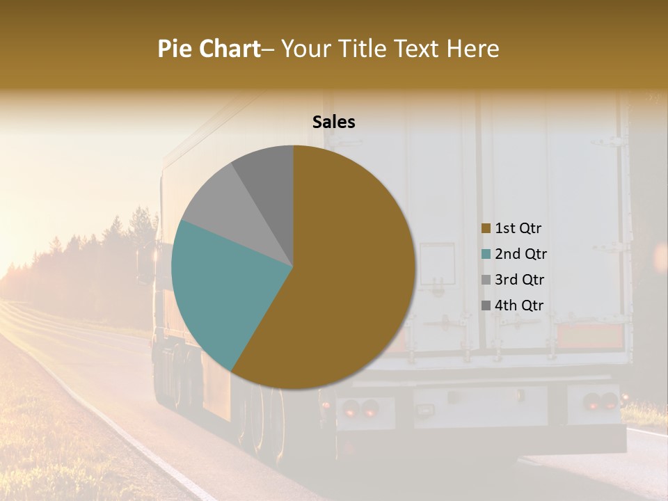 Transport Sky Asphalt PowerPoint Template