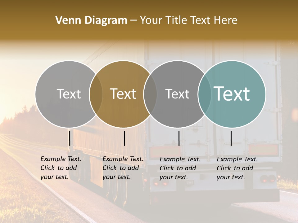 Transport Sky Asphalt PowerPoint Template