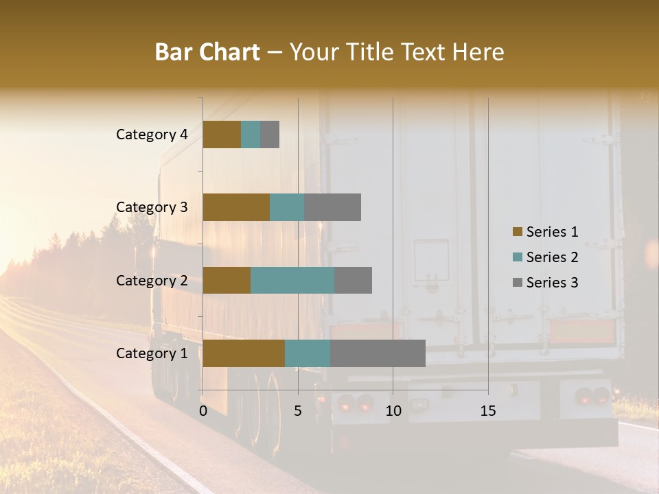 Transport Sky Asphalt PowerPoint Template