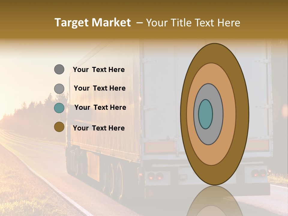 Transport Sky Asphalt PowerPoint Template