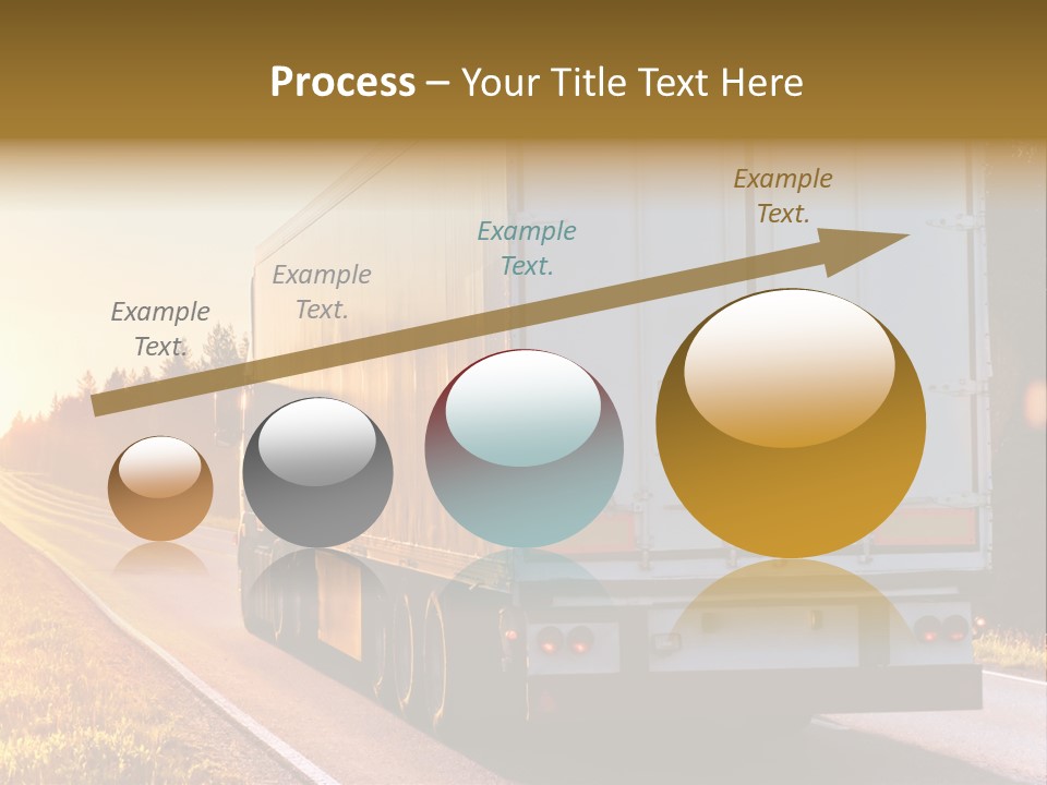 Transport Sky Asphalt PowerPoint Template