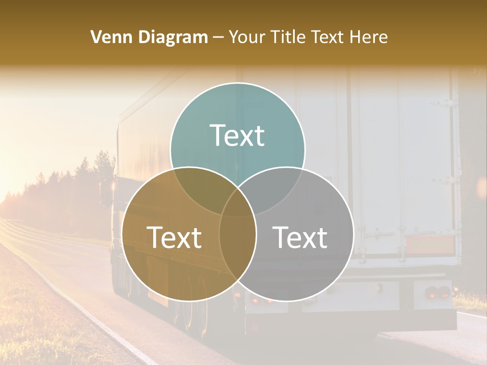 Transport Sky Asphalt PowerPoint Template