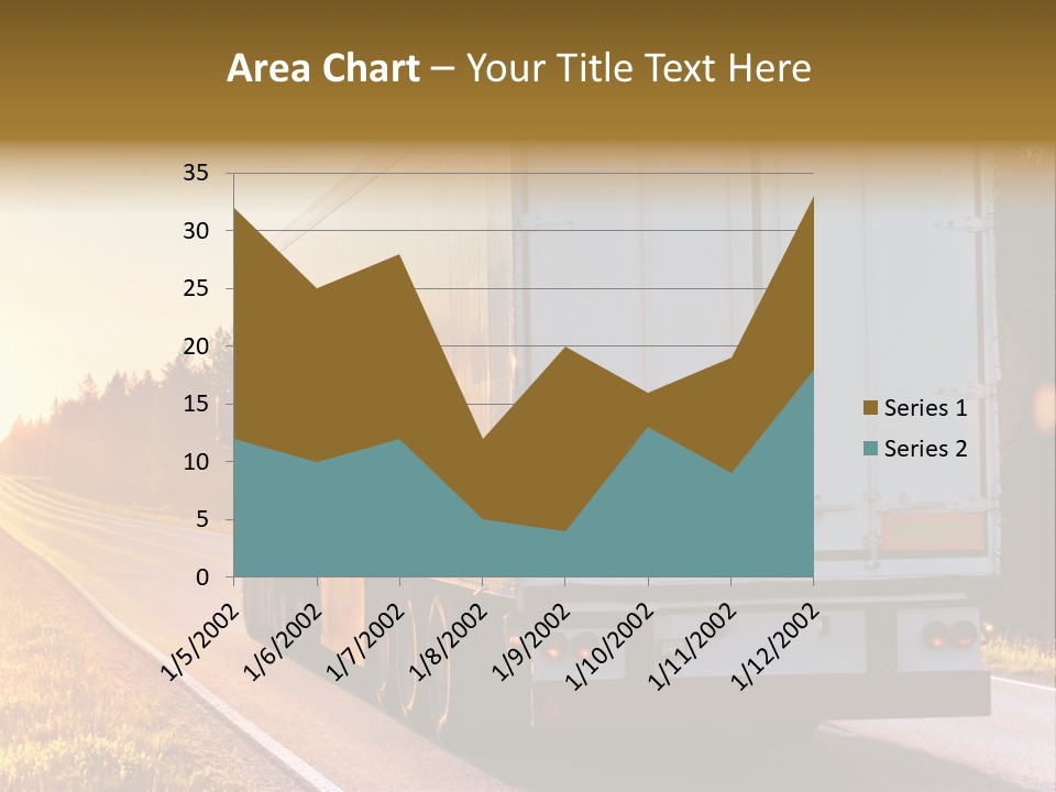 Transport Sky Asphalt PowerPoint Template