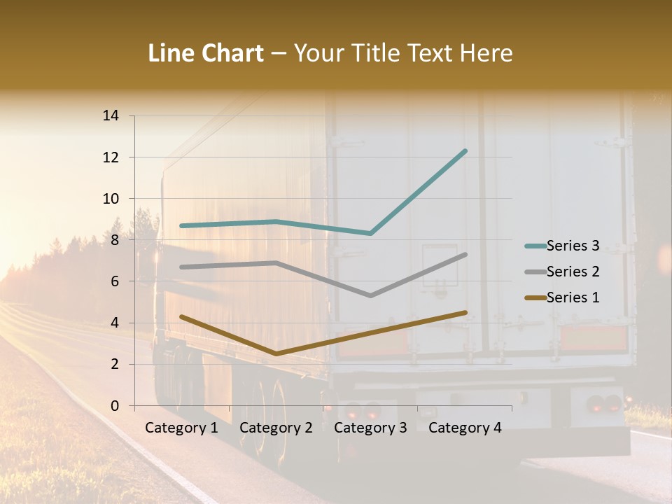 Transport Sky Asphalt PowerPoint Template
