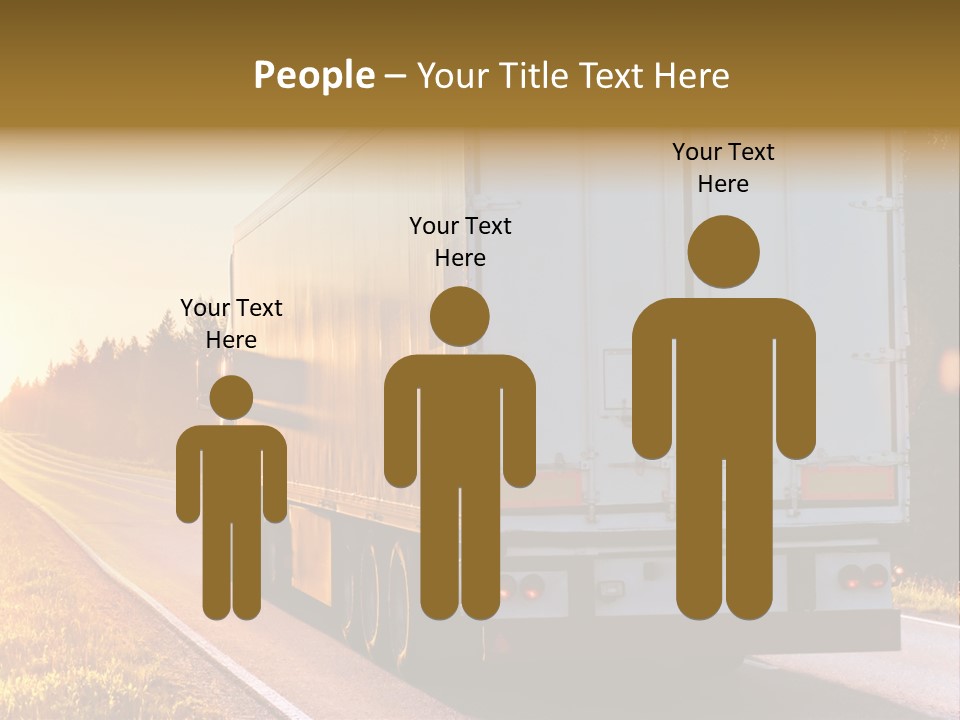 Transport Sky Asphalt PowerPoint Template