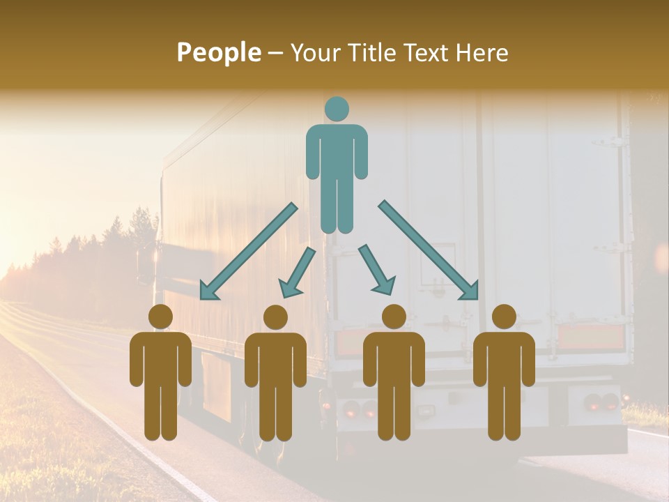 Transport Sky Asphalt PowerPoint Template