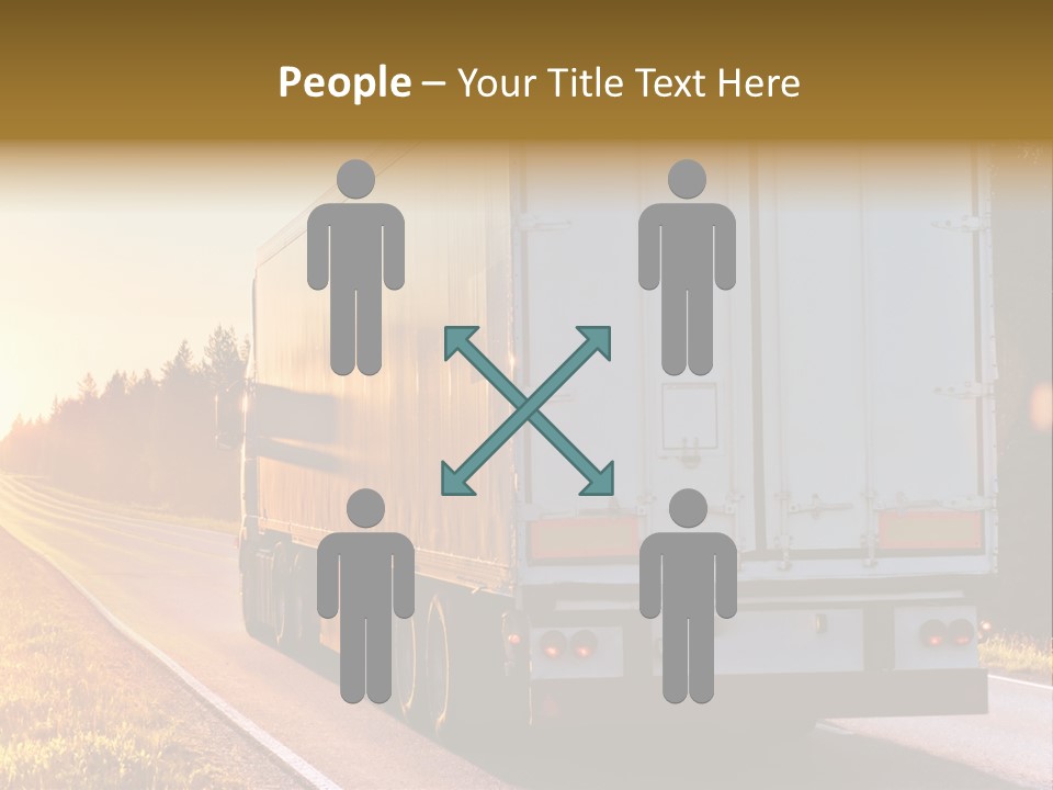 Transport Sky Asphalt PowerPoint Template