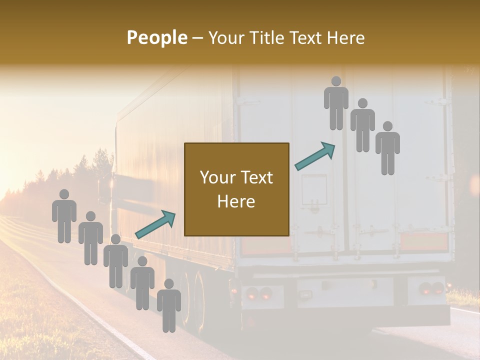 Transport Sky Asphalt PowerPoint Template