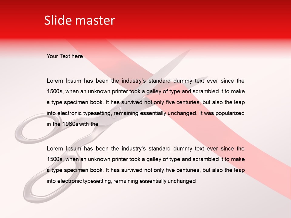 Contrasts Organization Render PowerPoint Template
