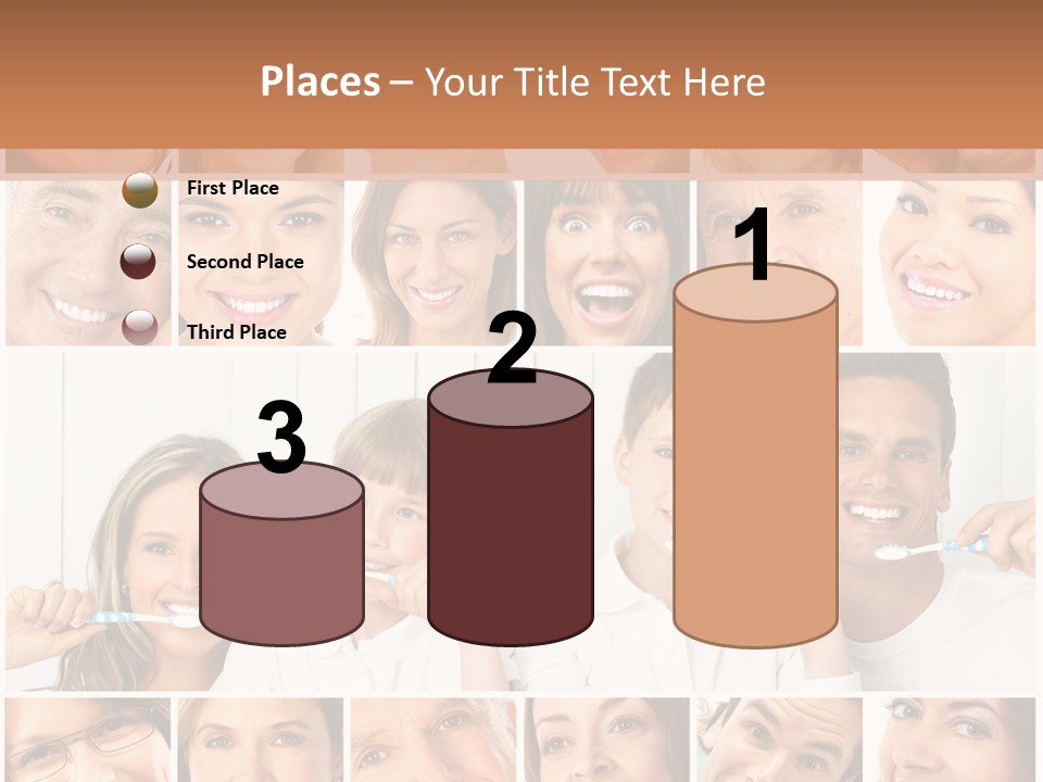 Father Care Child PowerPoint Template