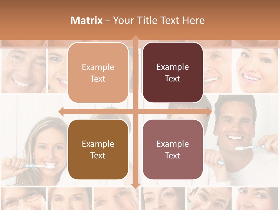 Father Care Child PowerPoint Template