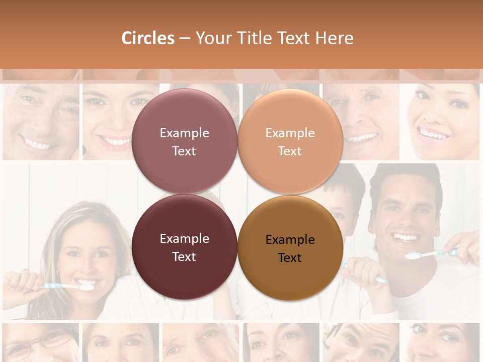 Father Care Child PowerPoint Template