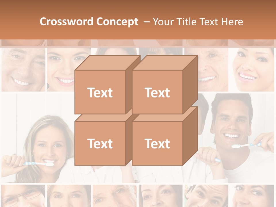 Father Care Child PowerPoint Template