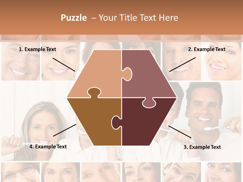 Father Care Child PowerPoint Template