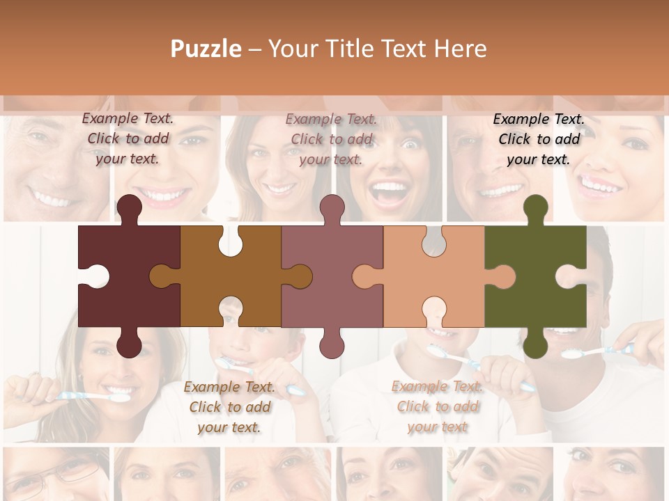 Father Care Child PowerPoint Template