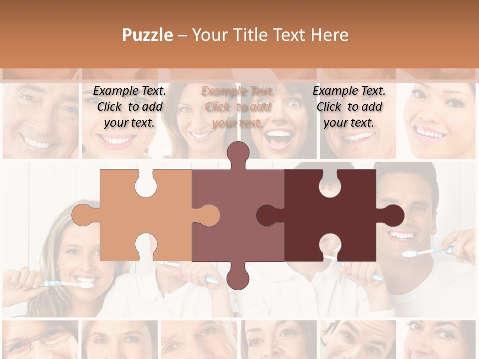 Father Care Child PowerPoint Template