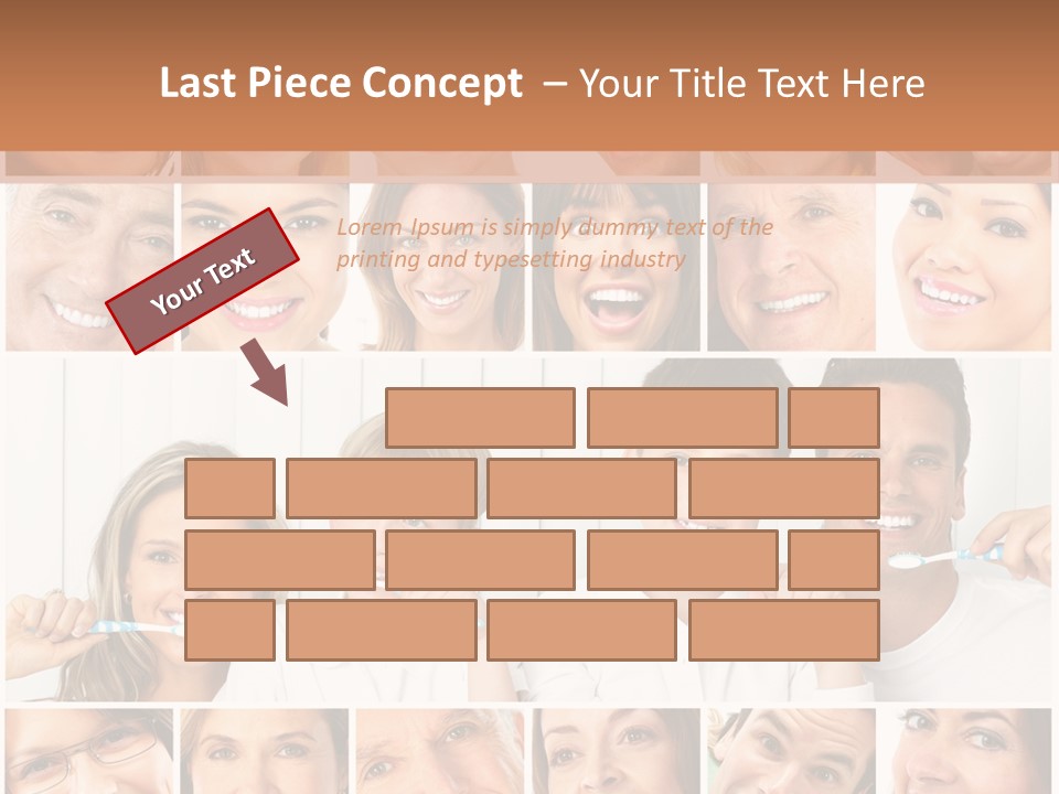 Father Care Child PowerPoint Template