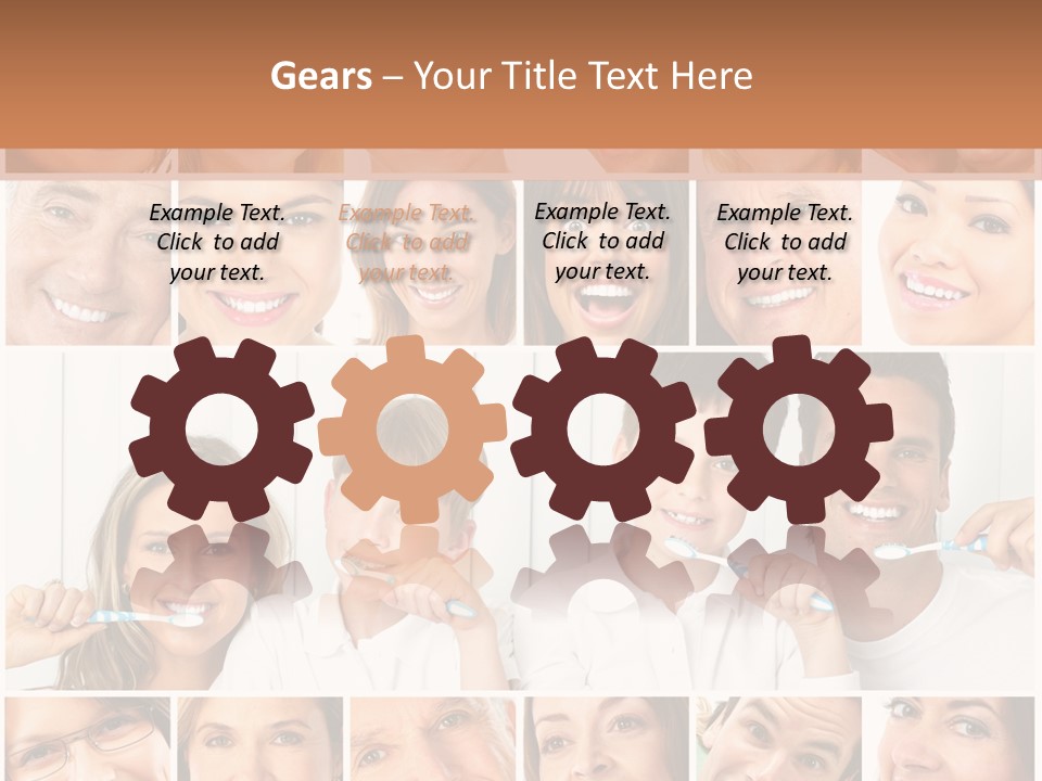 Father Care Child PowerPoint Template