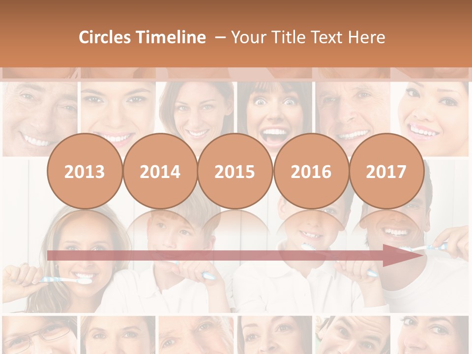 Father Care Child PowerPoint Template