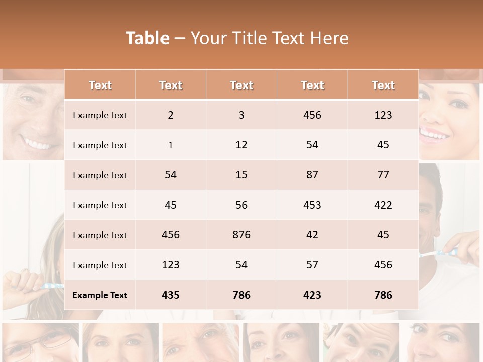 Father Care Child PowerPoint Template