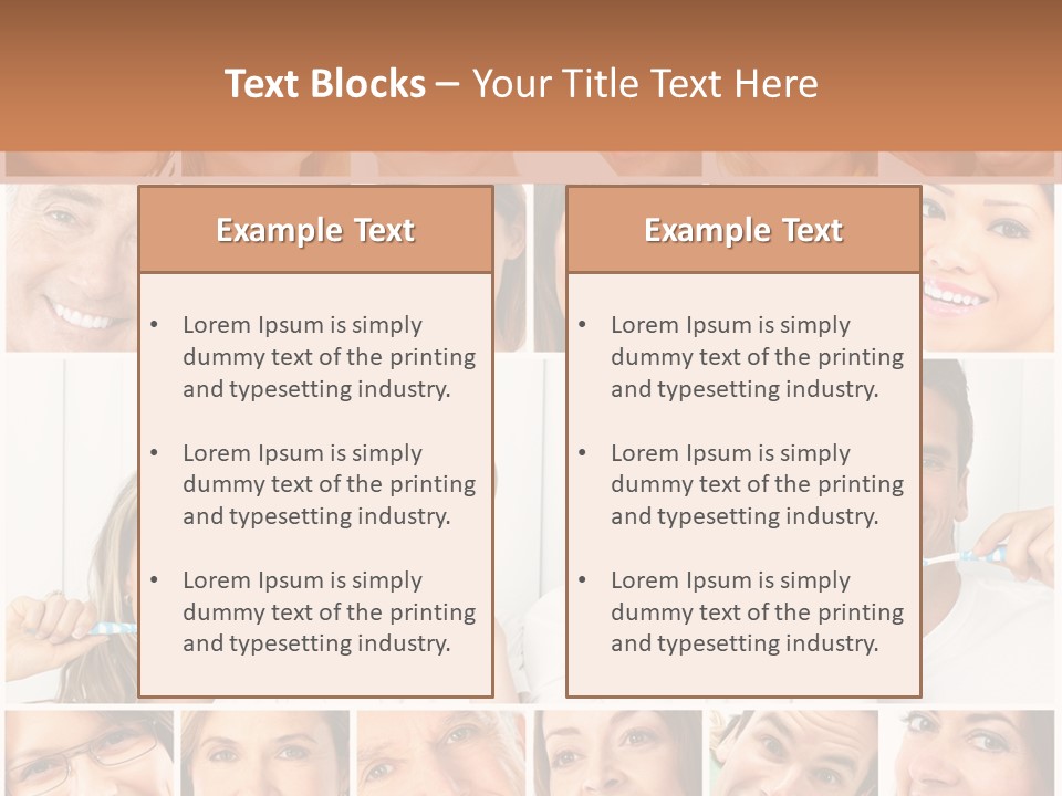 Father Care Child PowerPoint Template