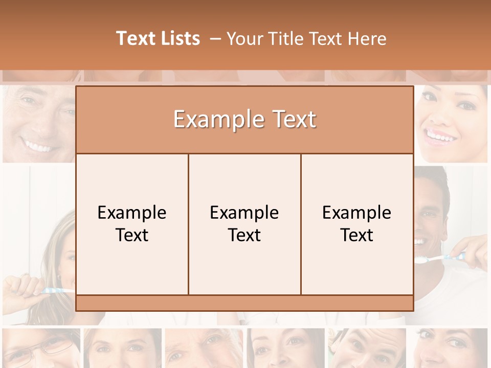 Father Care Child PowerPoint Template