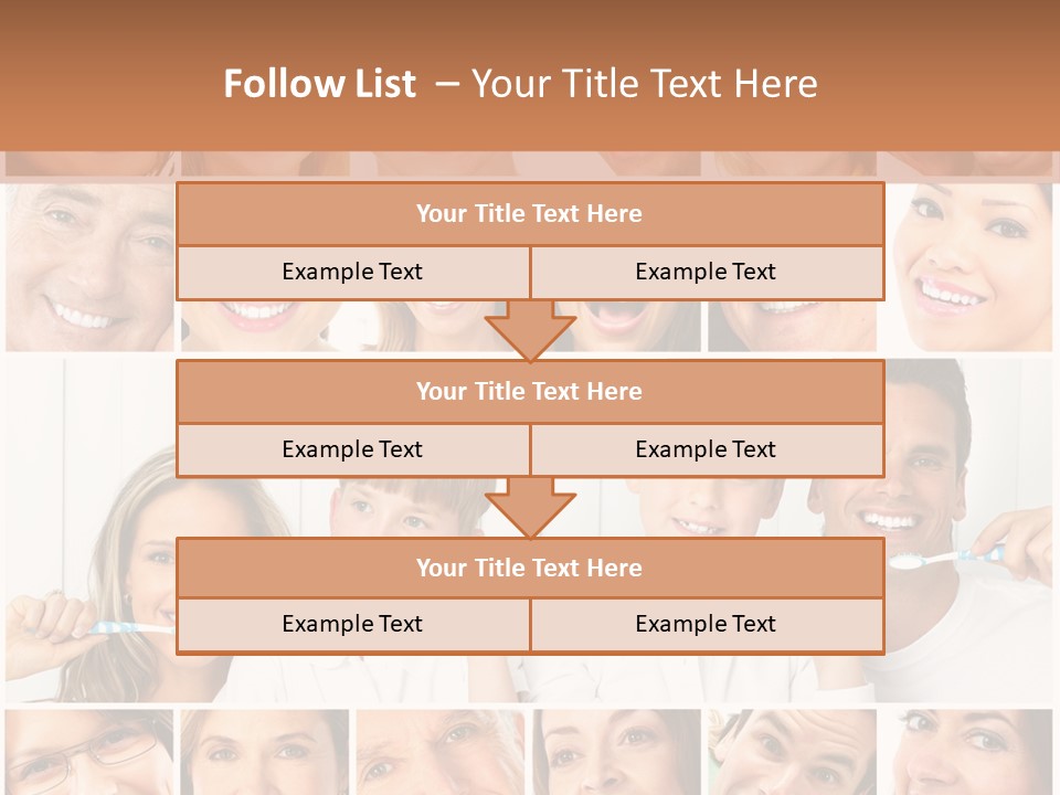 Father Care Child PowerPoint Template