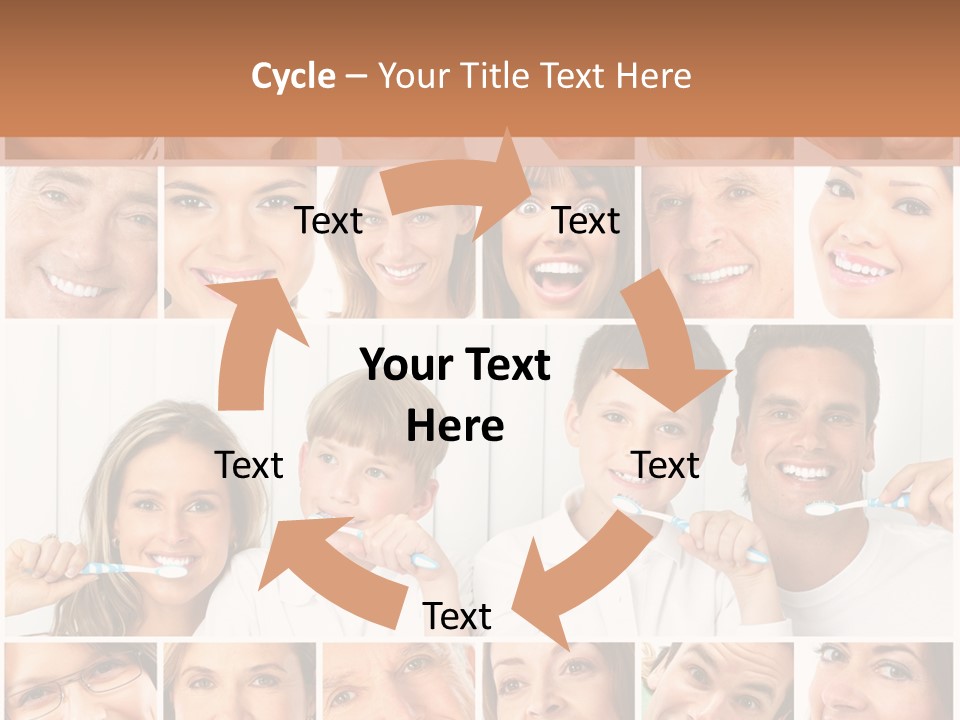 Father Care Child PowerPoint Template