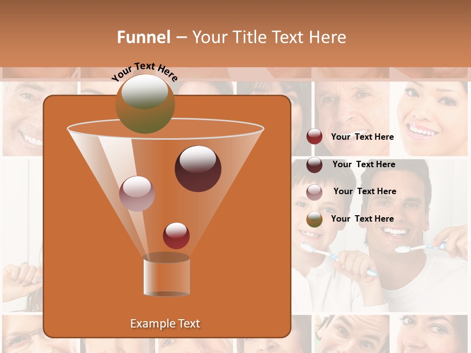 Father Care Child PowerPoint Template