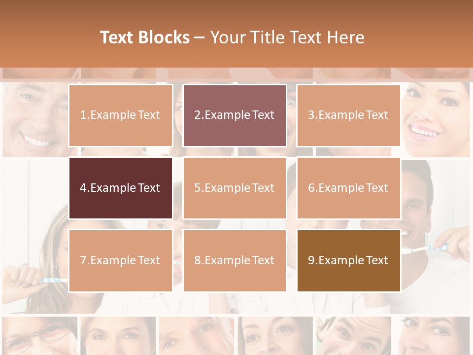 Father Care Child PowerPoint Template