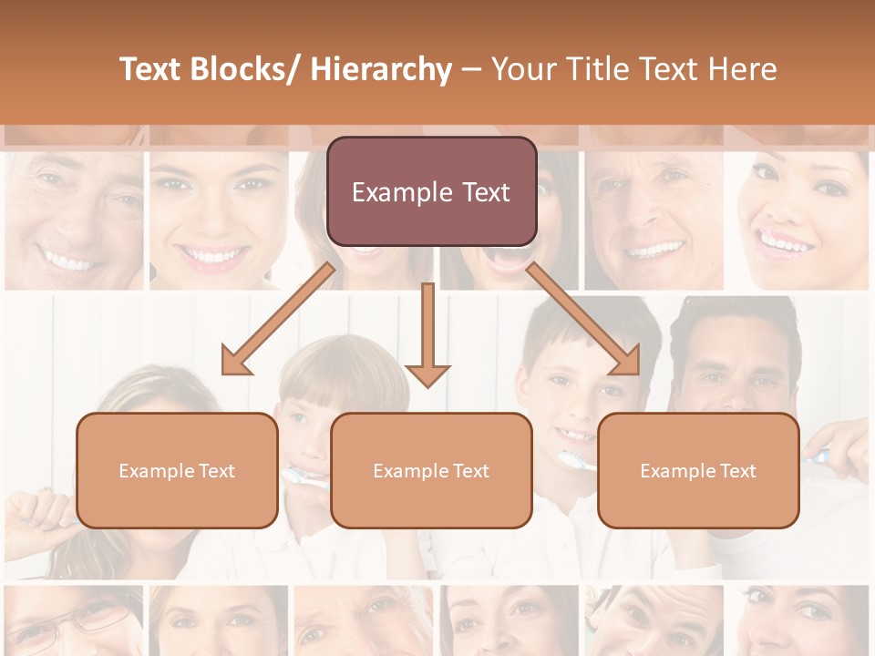 Father Care Child PowerPoint Template