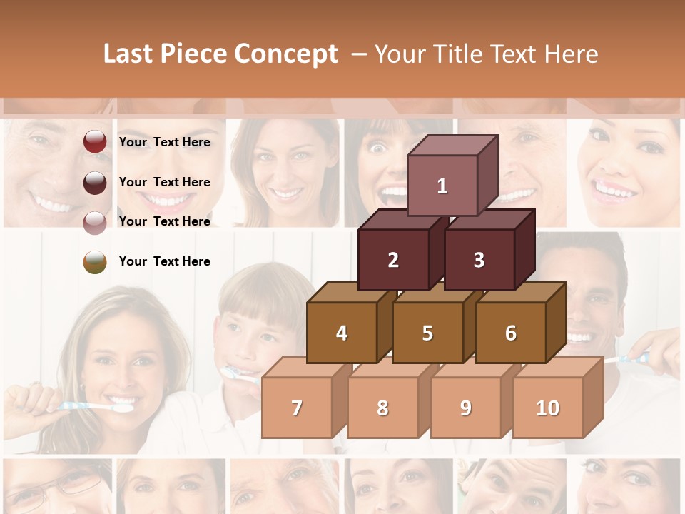 Father Care Child PowerPoint Template