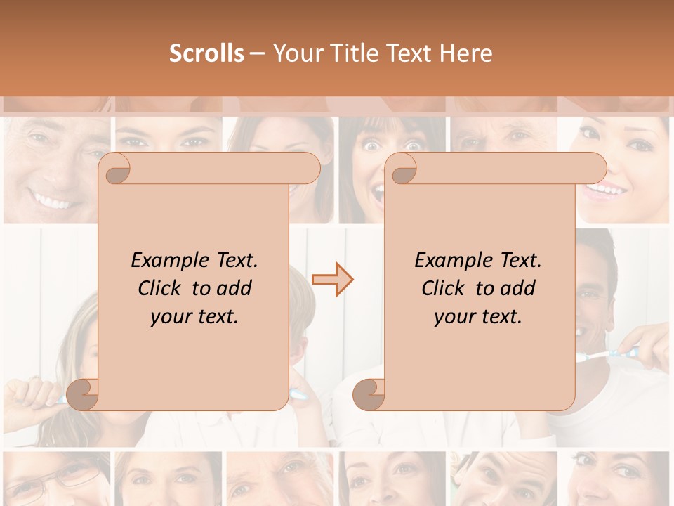 Father Care Child PowerPoint Template