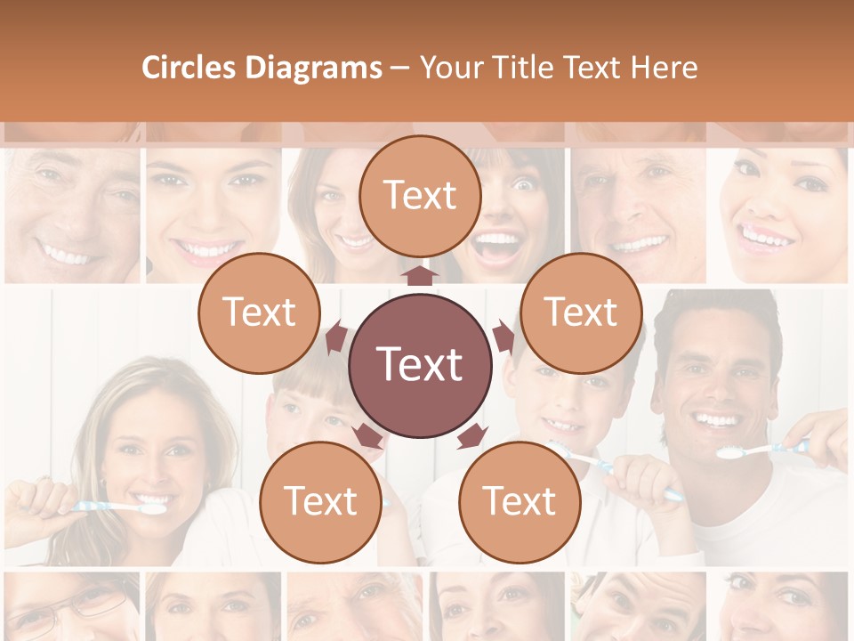 Father Care Child PowerPoint Template